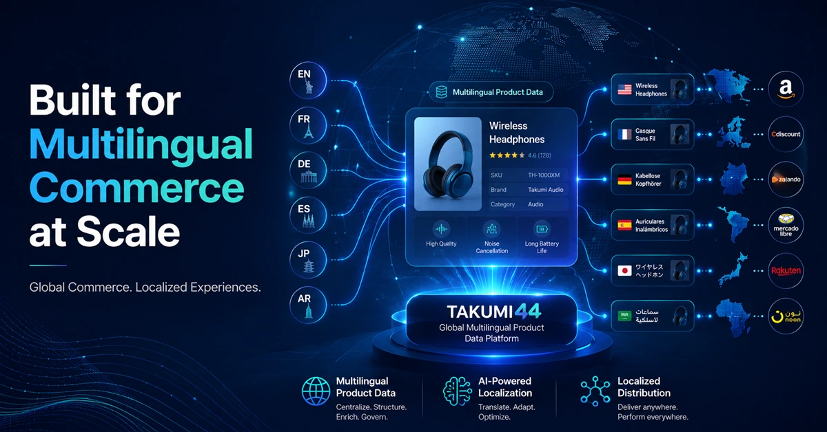 TAKUMI44: Global Commerce. Localized Product Experiences.